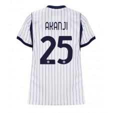 Inter Milan Manuel Akanji #25 Bortatröja Dam 2026-27 Korta ärmar